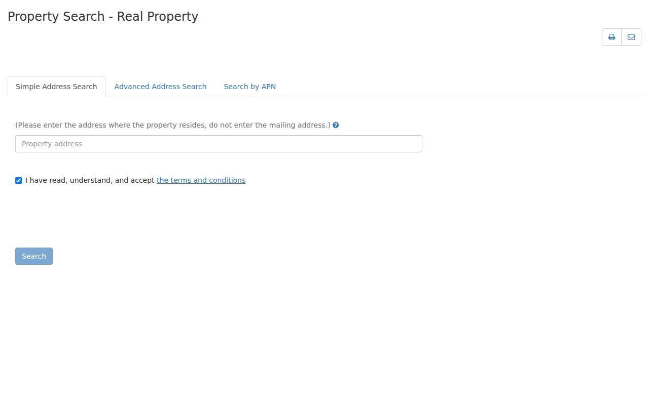 Saratoga people search Assessor property lookup